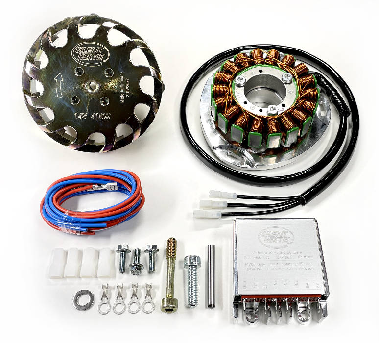 SILENT HEKTIK Automotive Hard- & Software - 14V 410W Lichtmaschine für Moto  Guzzi + BMW 2V-Boxer - Alternator for BMW Airhead & Moto Guzzi - Saprisa  alternator